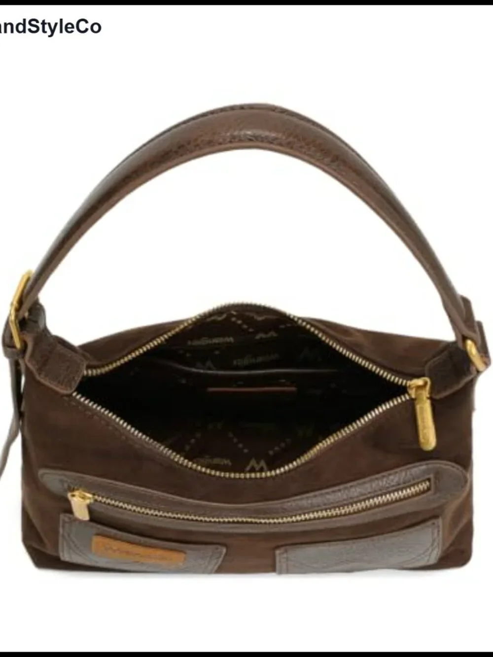 Faux Suede Hobo Shoulder Bag Slouchy Crossbody Purse Women
